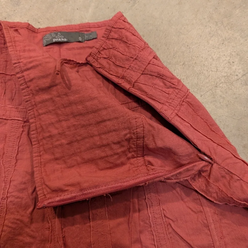 Prana Erin Skirt Outdoor Women's 0 Coral/Pink